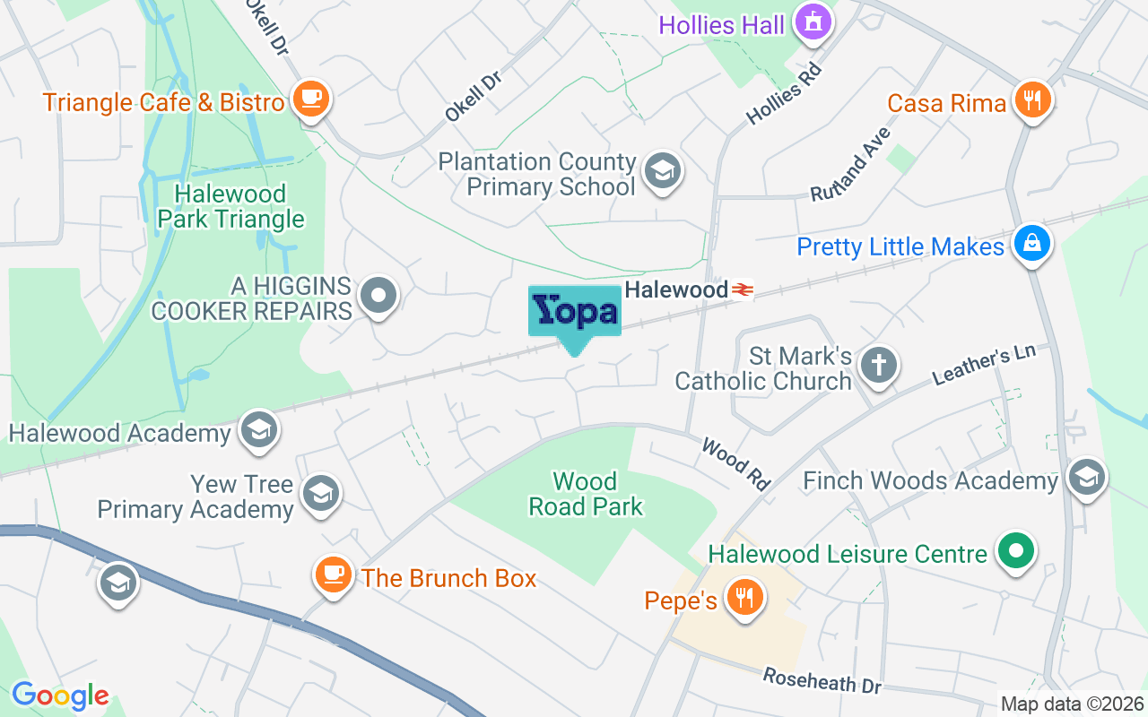 Map showing the location of L26 0SX