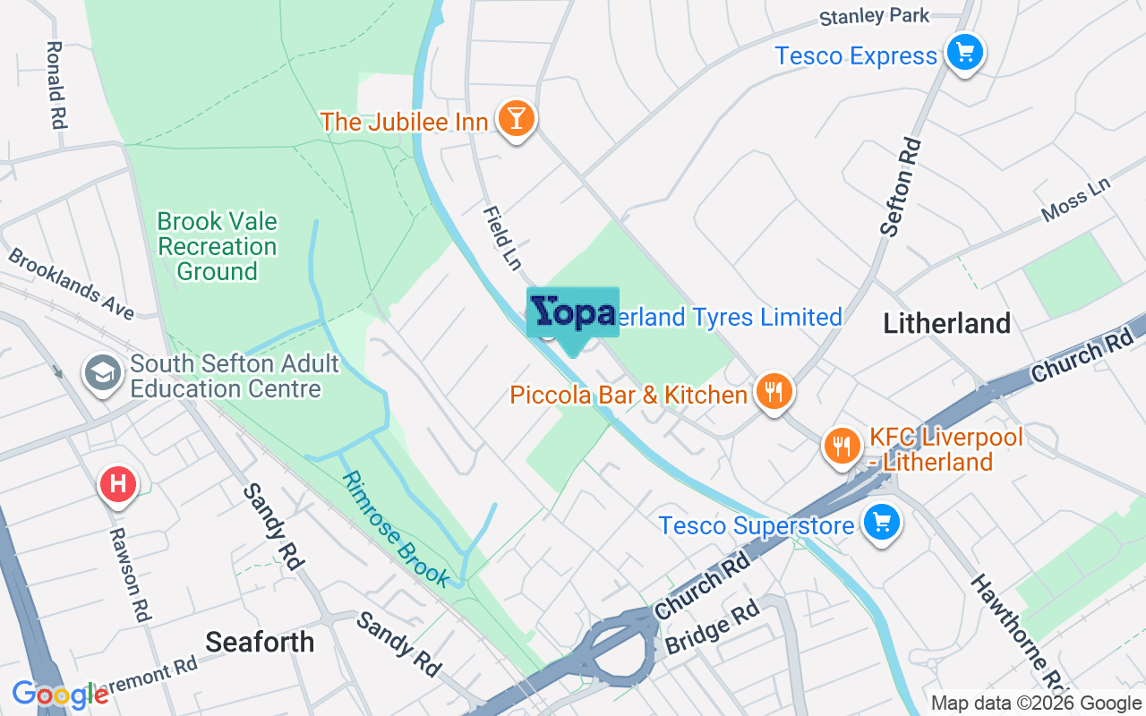 Map showing the location of L21 9QQ