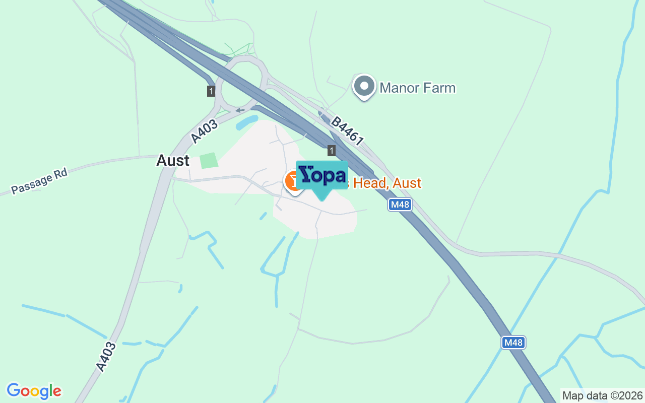 Map showing the location of BS35 4AX