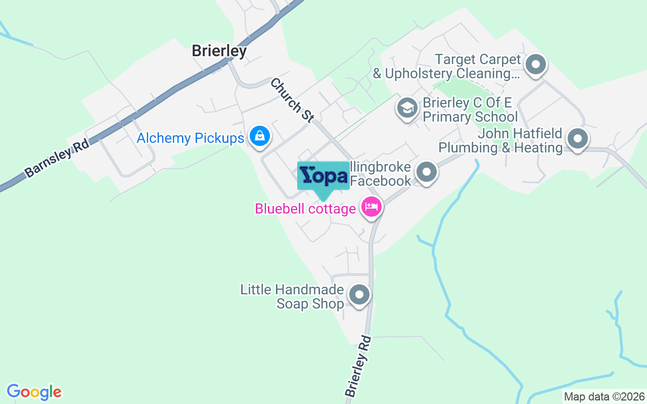 Map showing the location of S72 9LP