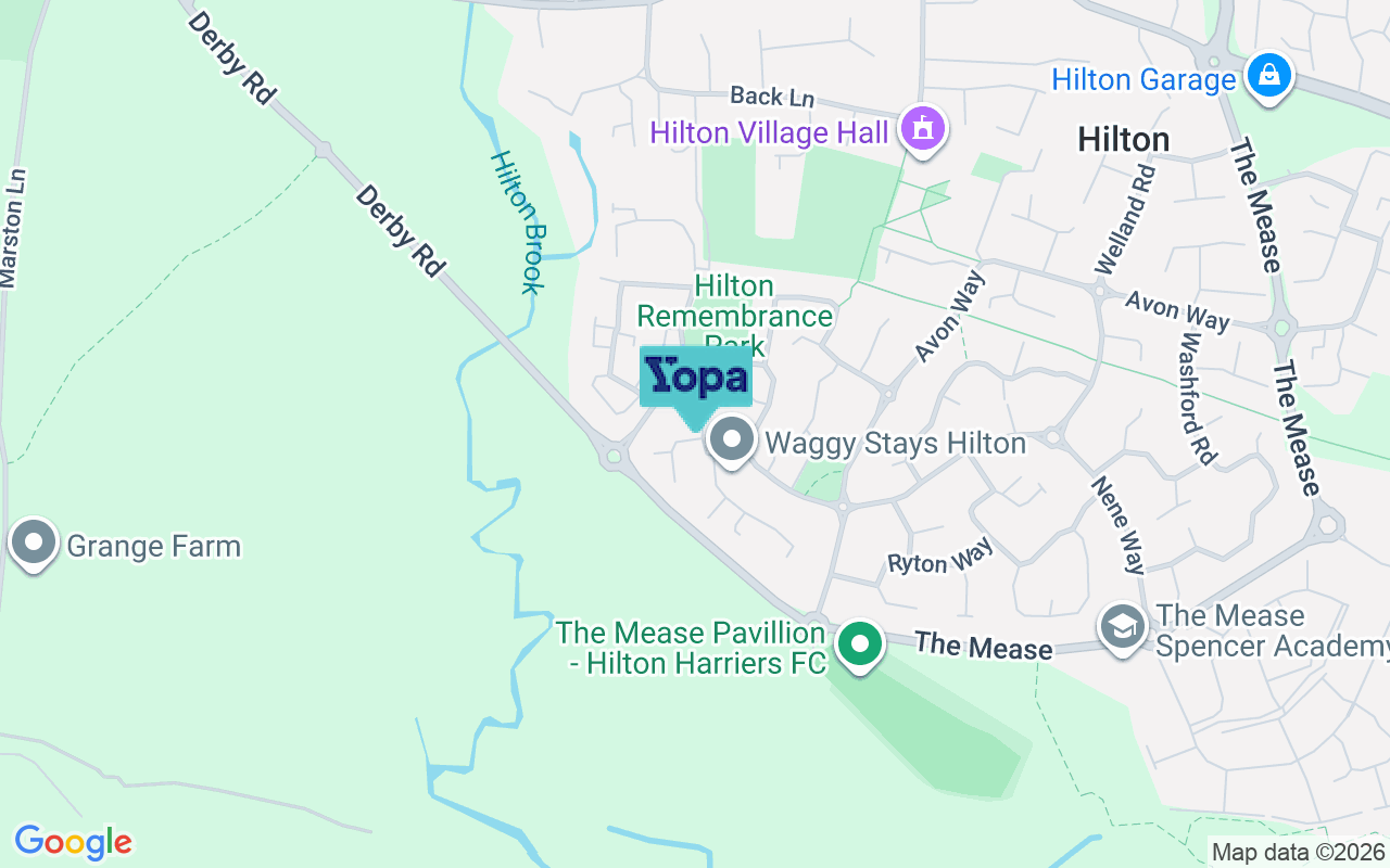 Map showing the location of DE65 5NJ