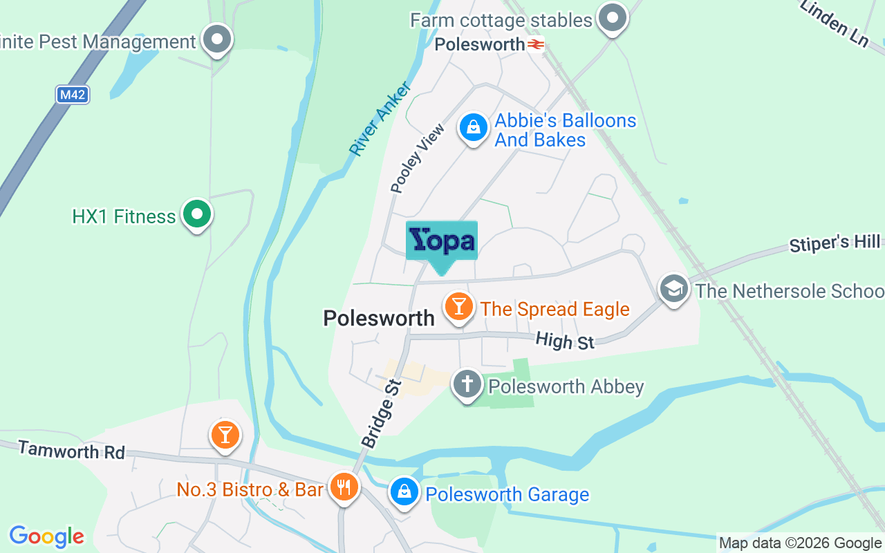 Map showing the location of B78 1EF