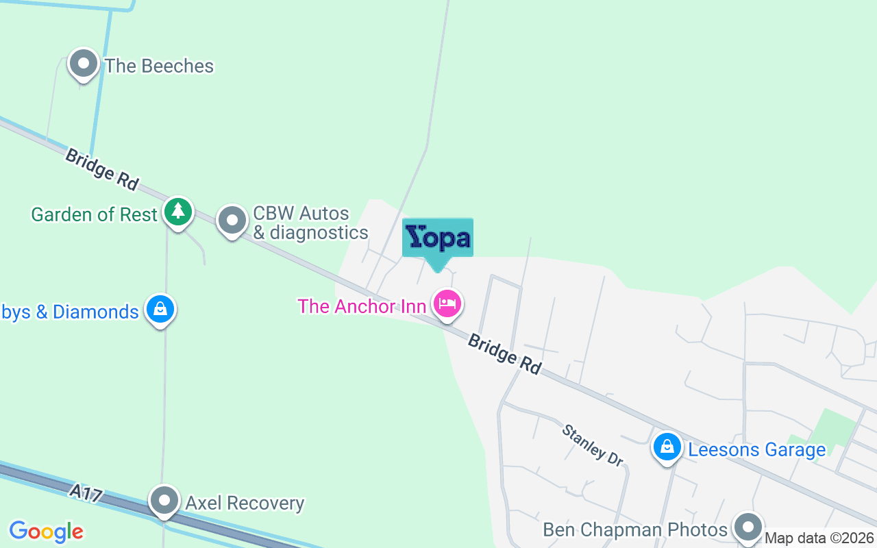 Map showing the location of PE12 9RY
