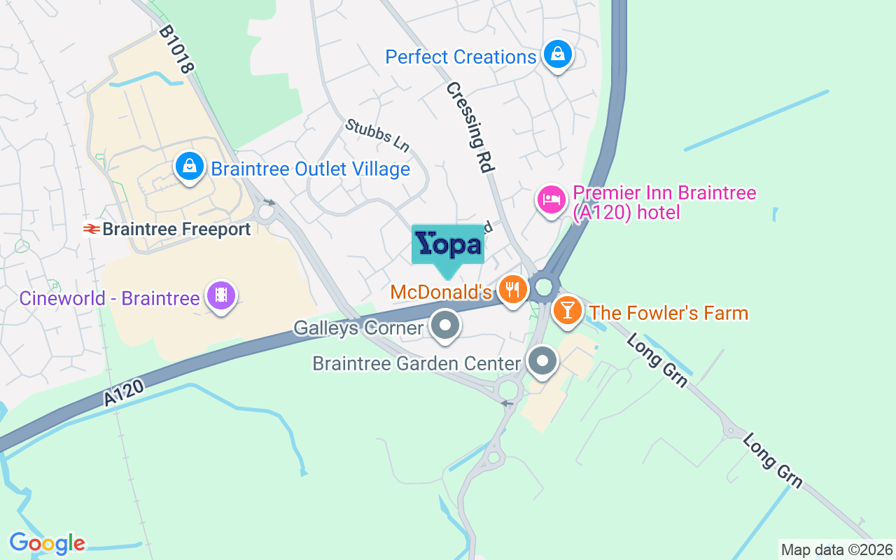 Map showing the location of CM77 8GR
