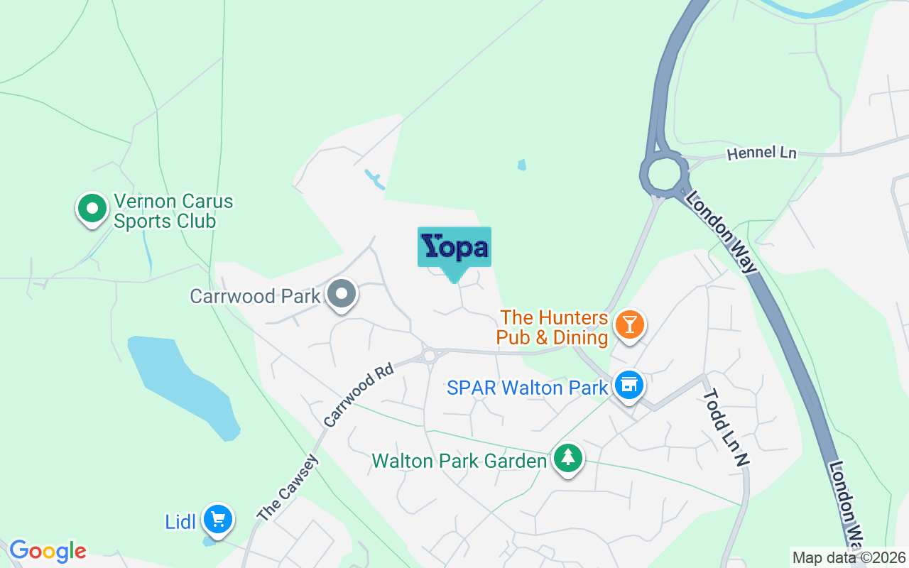 Map showing the location of PR5 4LQ