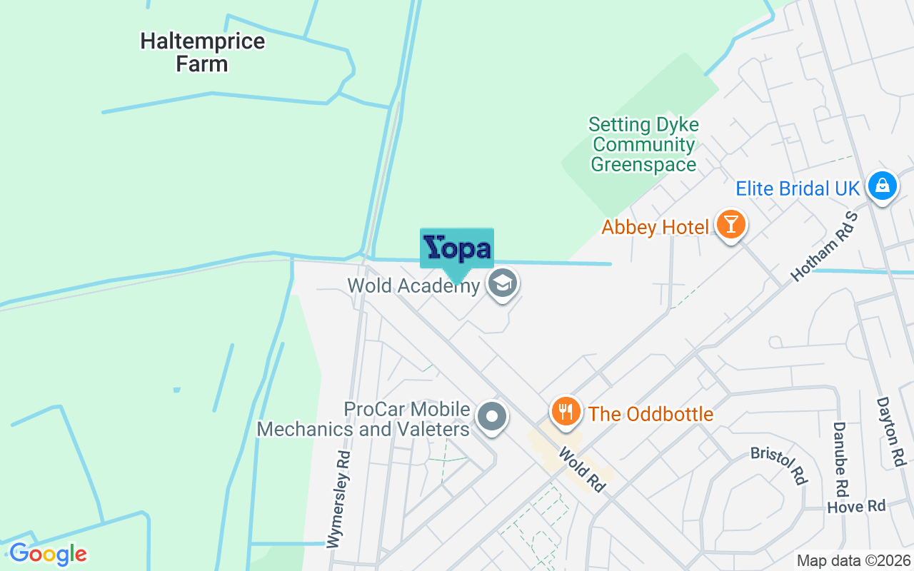 Map showing the location of HU5 5QE