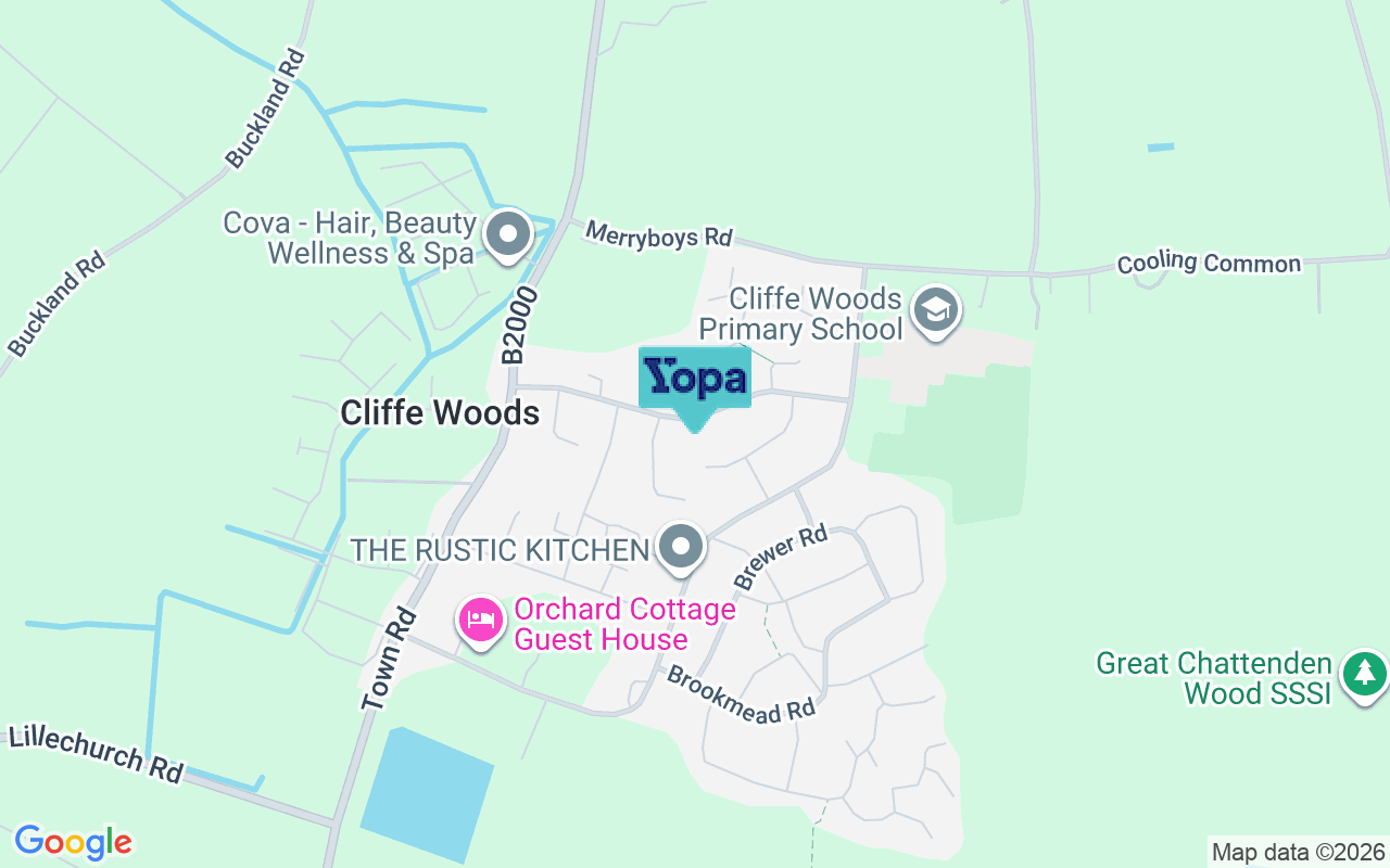 Map showing the location of ME3 8TP