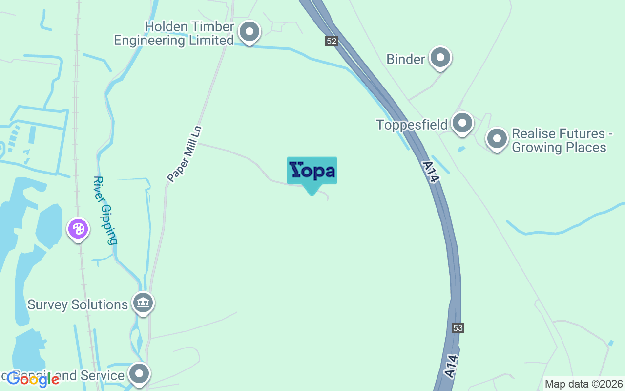 Map showing the location of IP6 0AH
