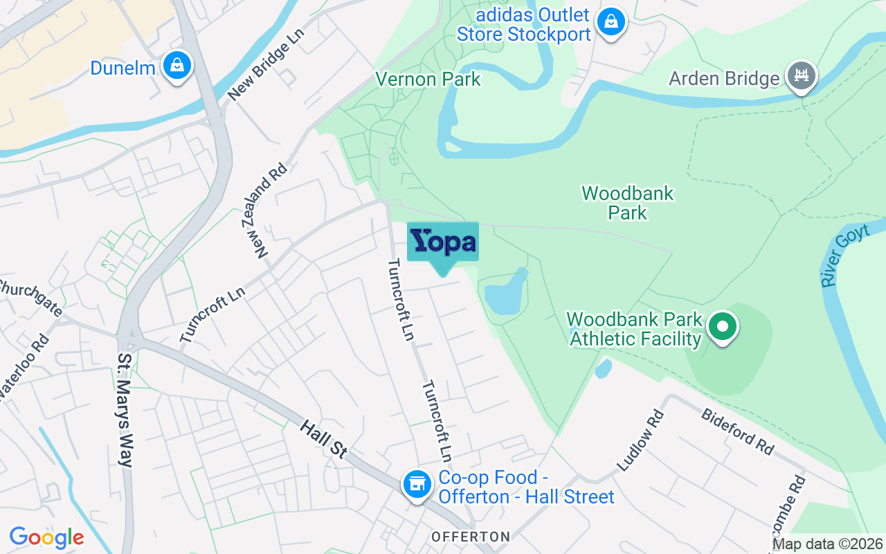Map showing the location of SK1 4AY