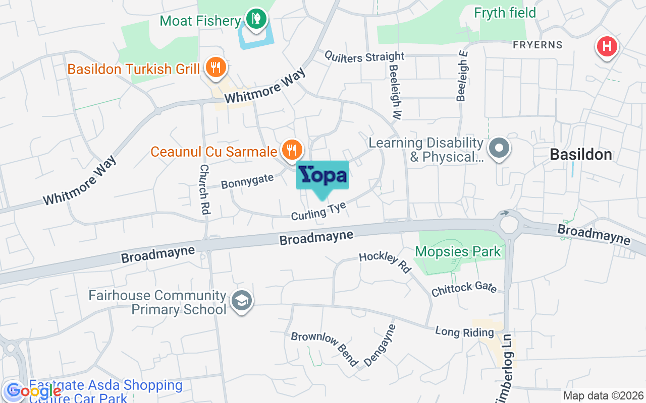 Map showing the location of SS14 2PR