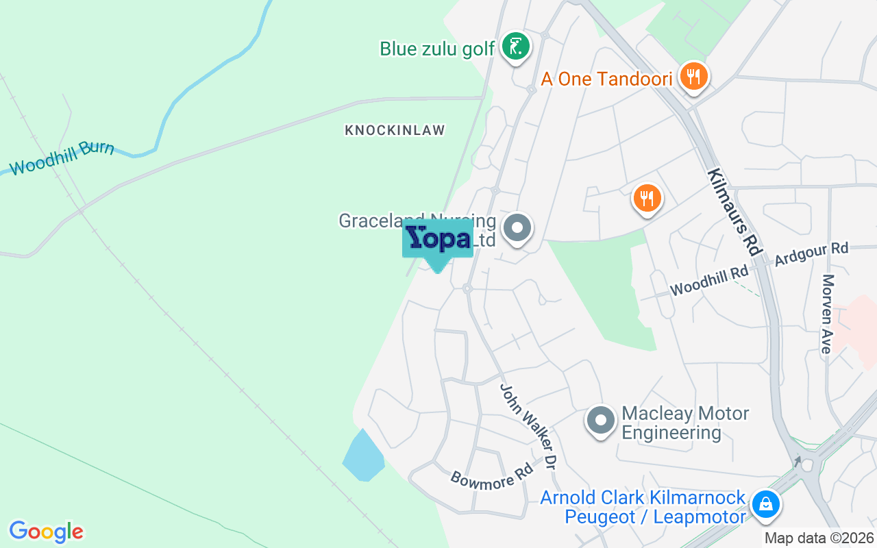 Map showing the location of KA3 1QU
