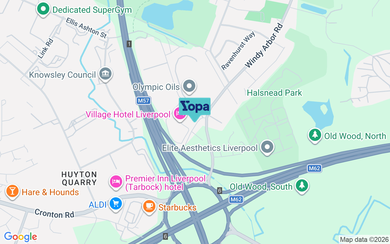 Map showing the location of L35 1RA