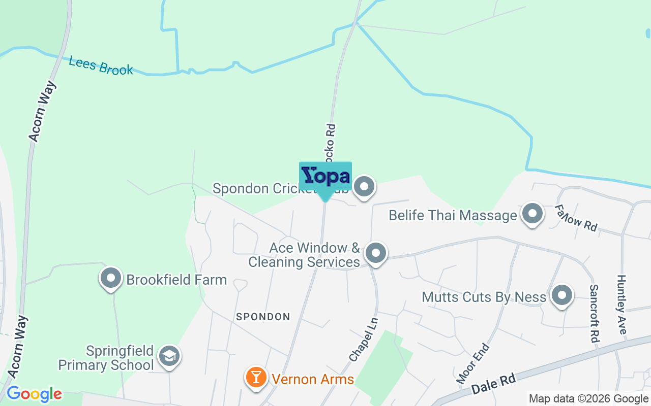 Map showing the location of DE21 7AR