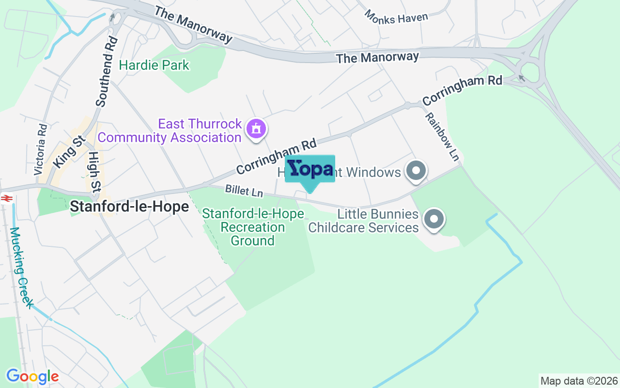 Map showing the location of SS17 0AJ