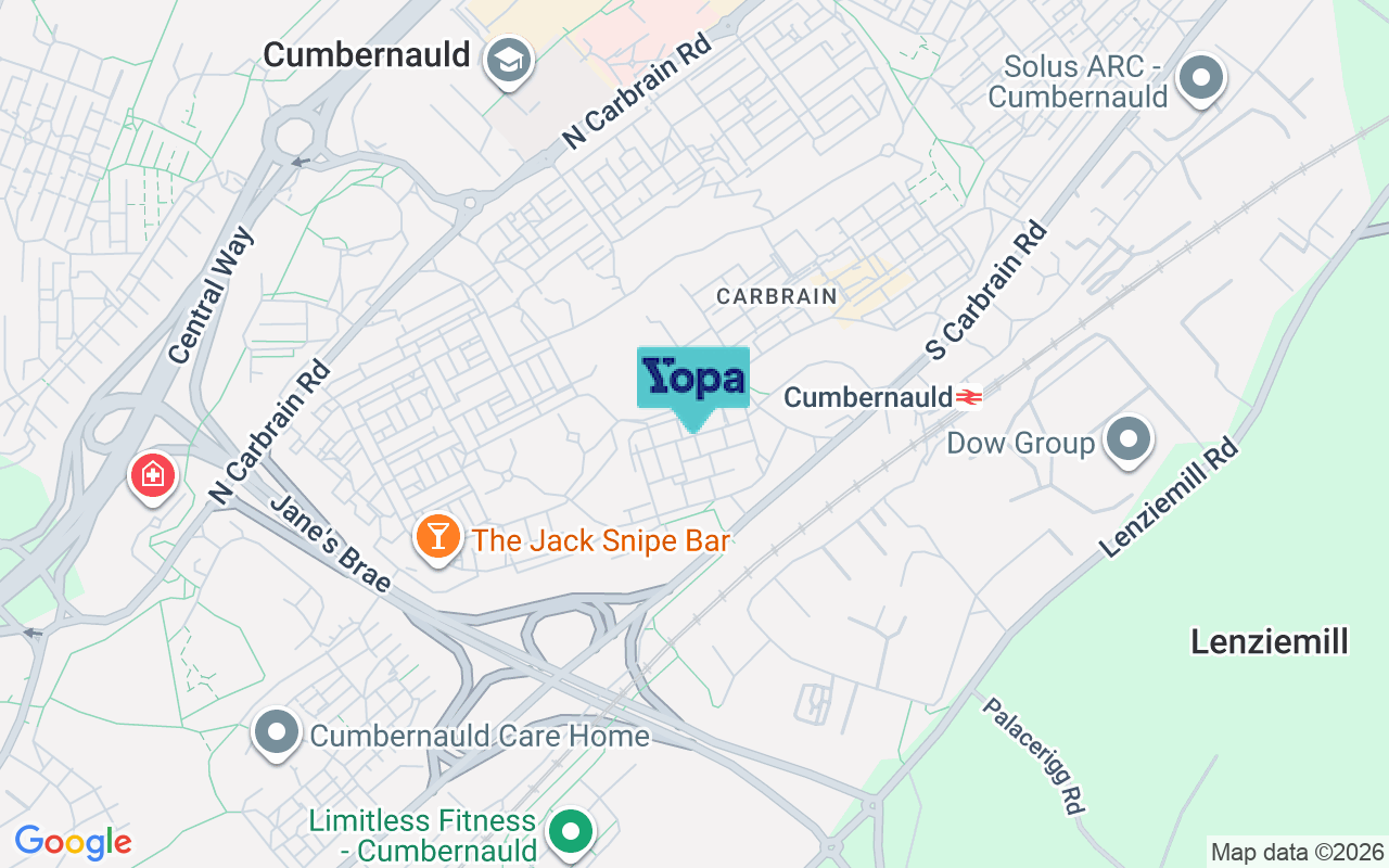 Map showing the location of G67 2PD