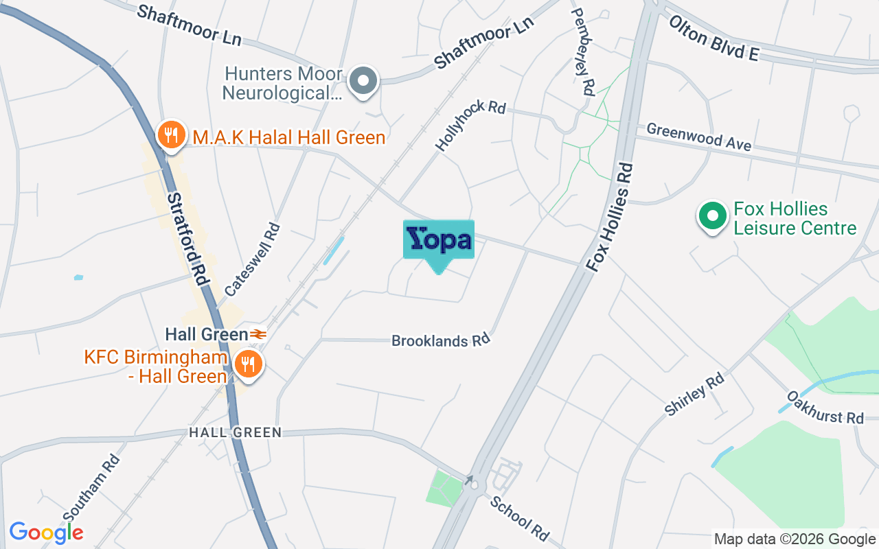 Map showing the location of B28 8DF
