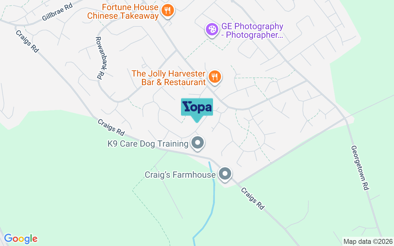 Map showing the location of DG1 4XQ