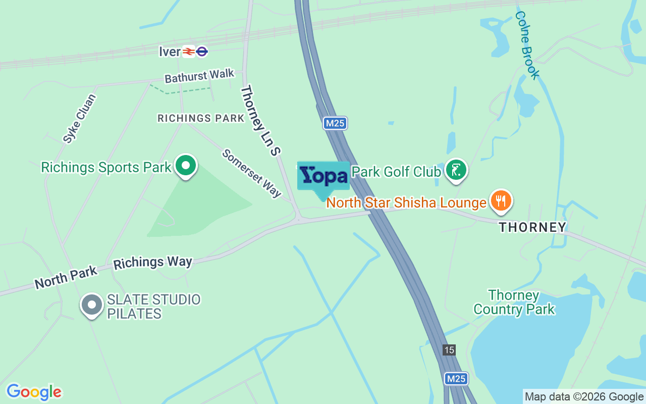 Map showing the location of SL0 9AQ