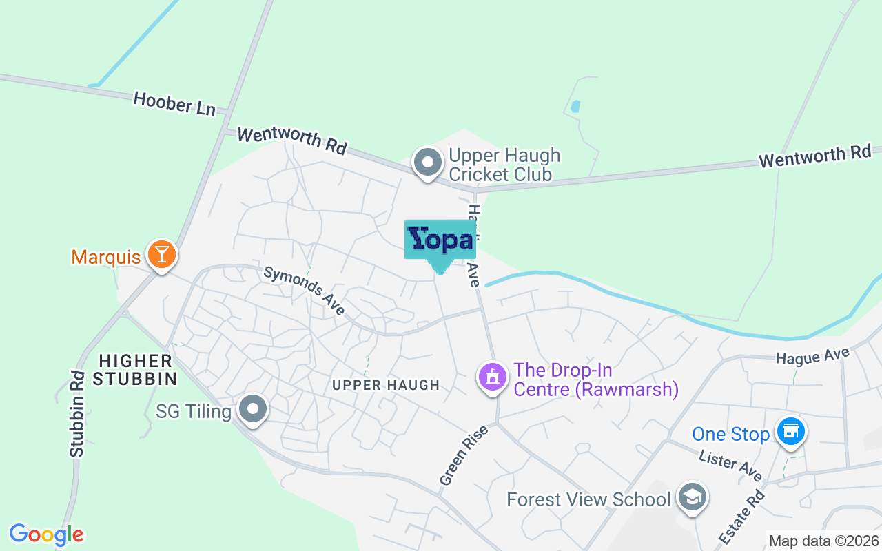 Map showing the location of S62 7AF