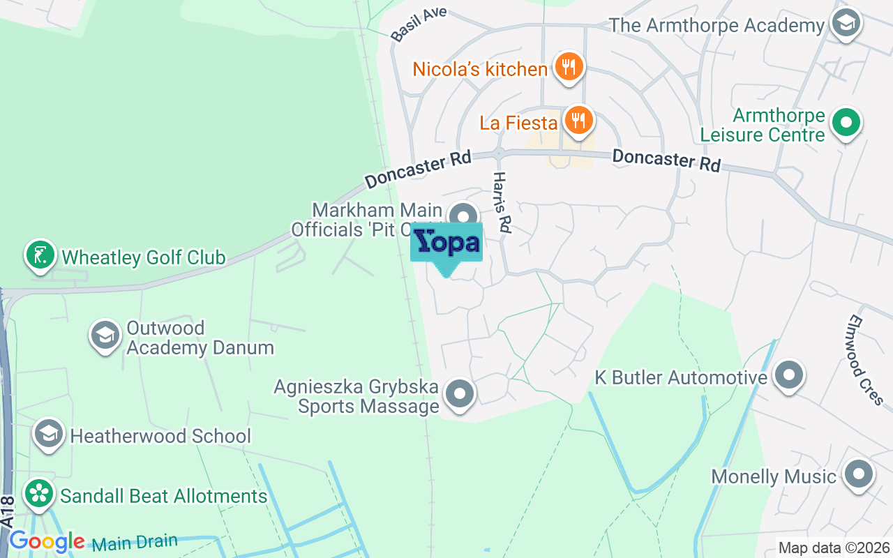 Map showing the location of DN3 2FS
