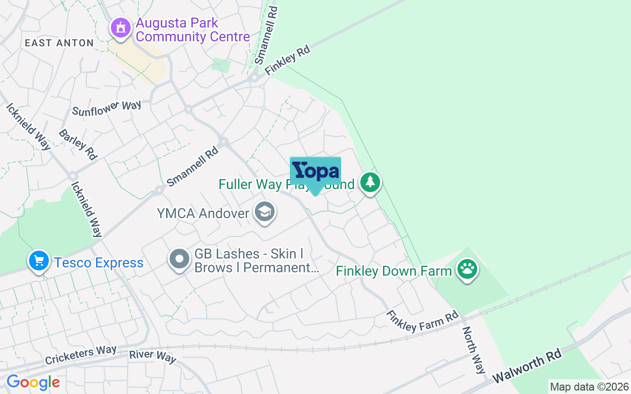 Map showing the location of SP11 6WR