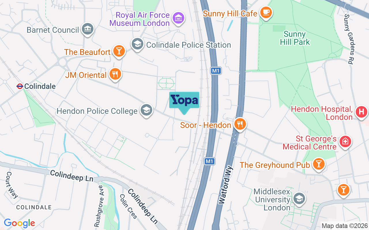 Map showing the location of NW9 5ZR