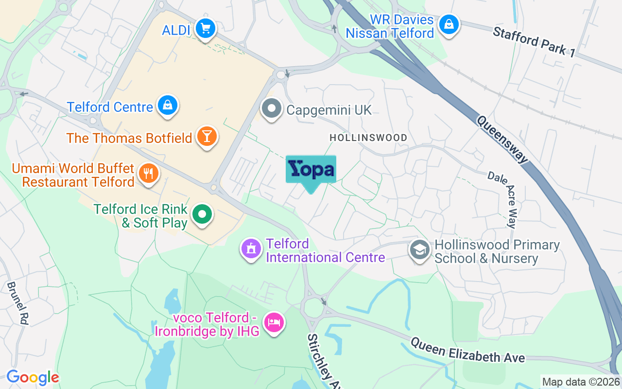 Map showing the location of TF3 2BS