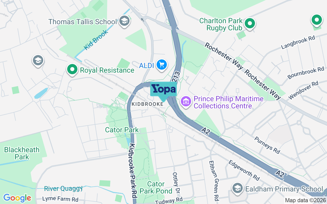 Map showing the location of SE3 9LX