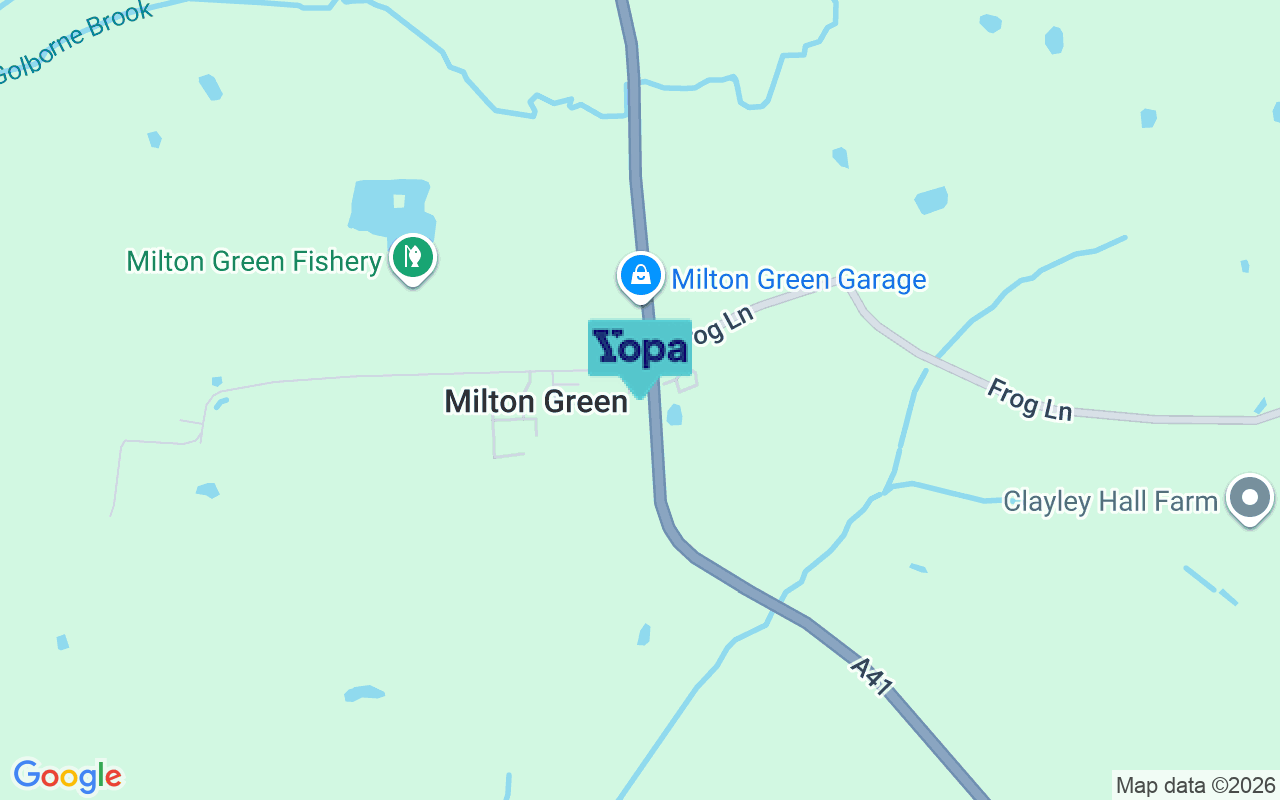 Map showing the location of CH3 9DJ