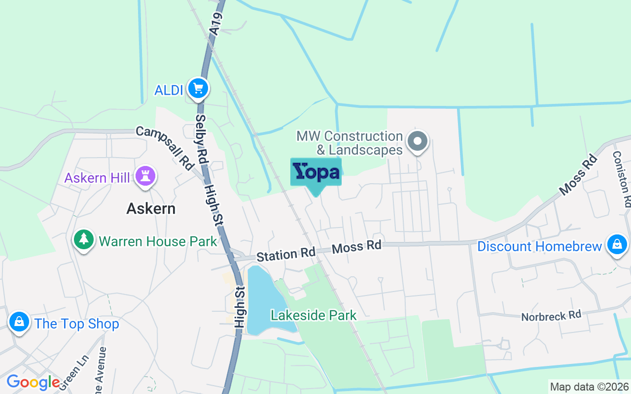 Map showing the location of DN6 0JL