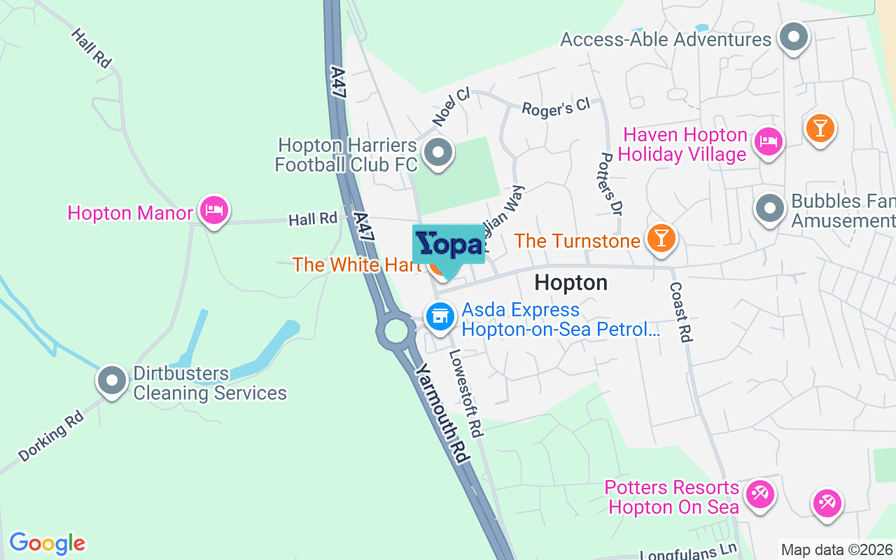 Map showing the location of NR31 9AH
