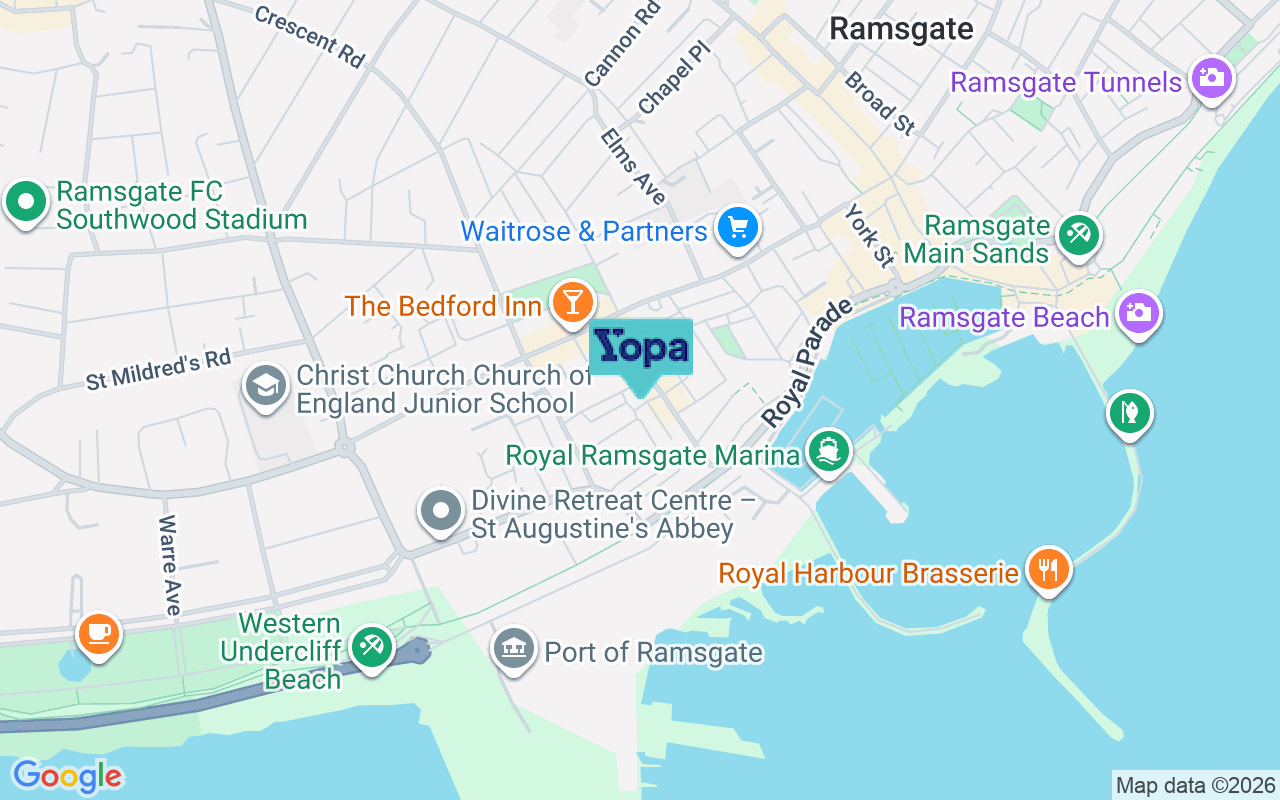 Map showing the location of CT11 9LB