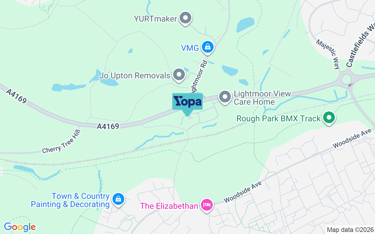 Map showing the location of TF7 5QT