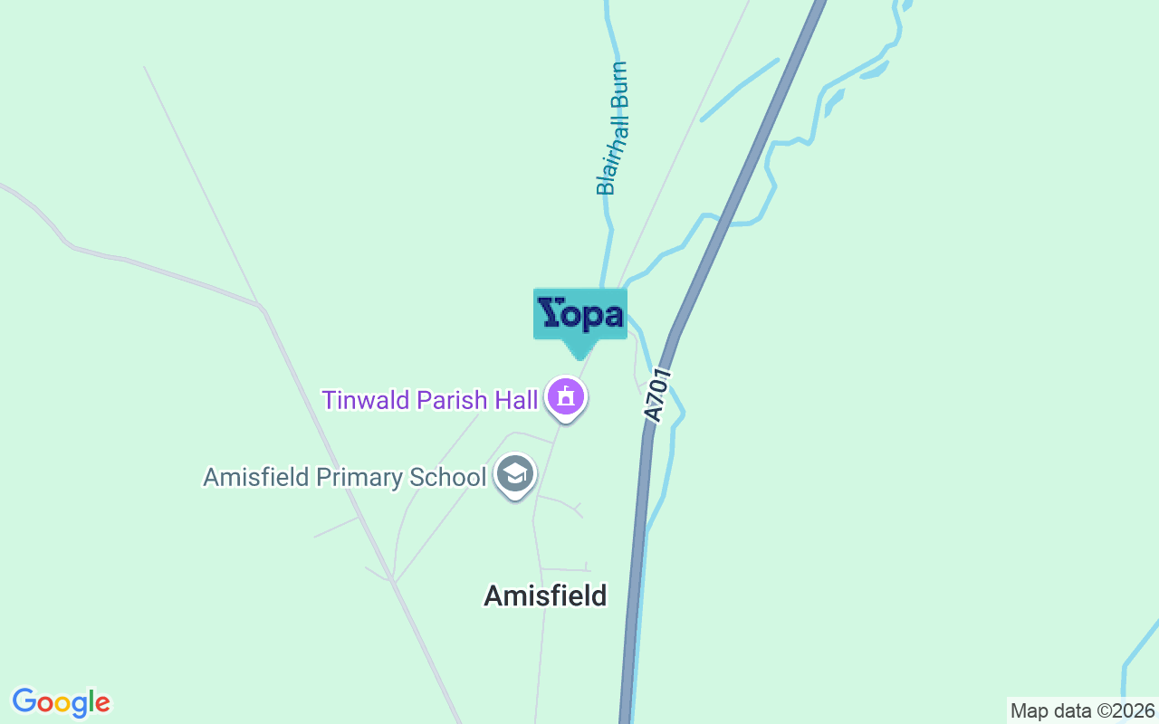 Map showing the location of DG1 3LN