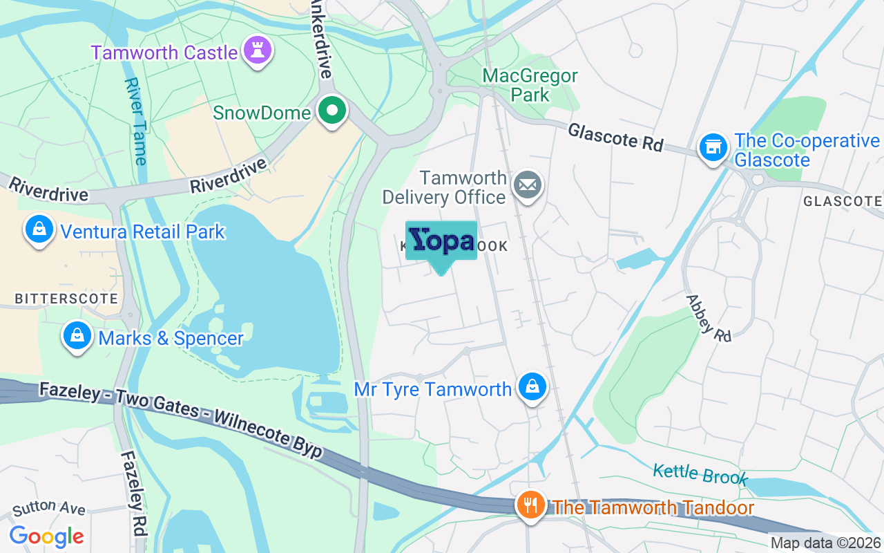 Map showing the location of B77 1AS