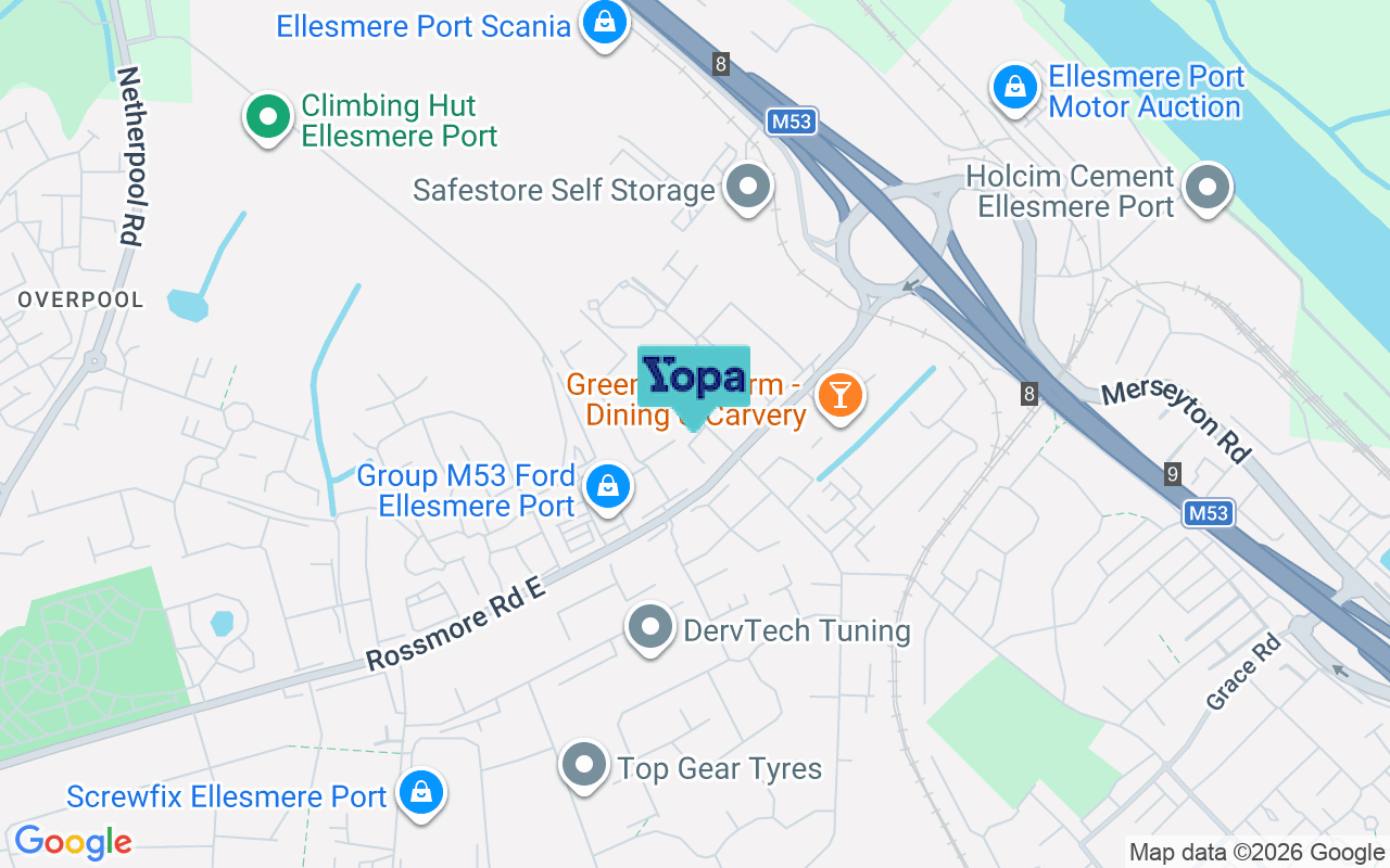 Map showing the location of CH66 1UB