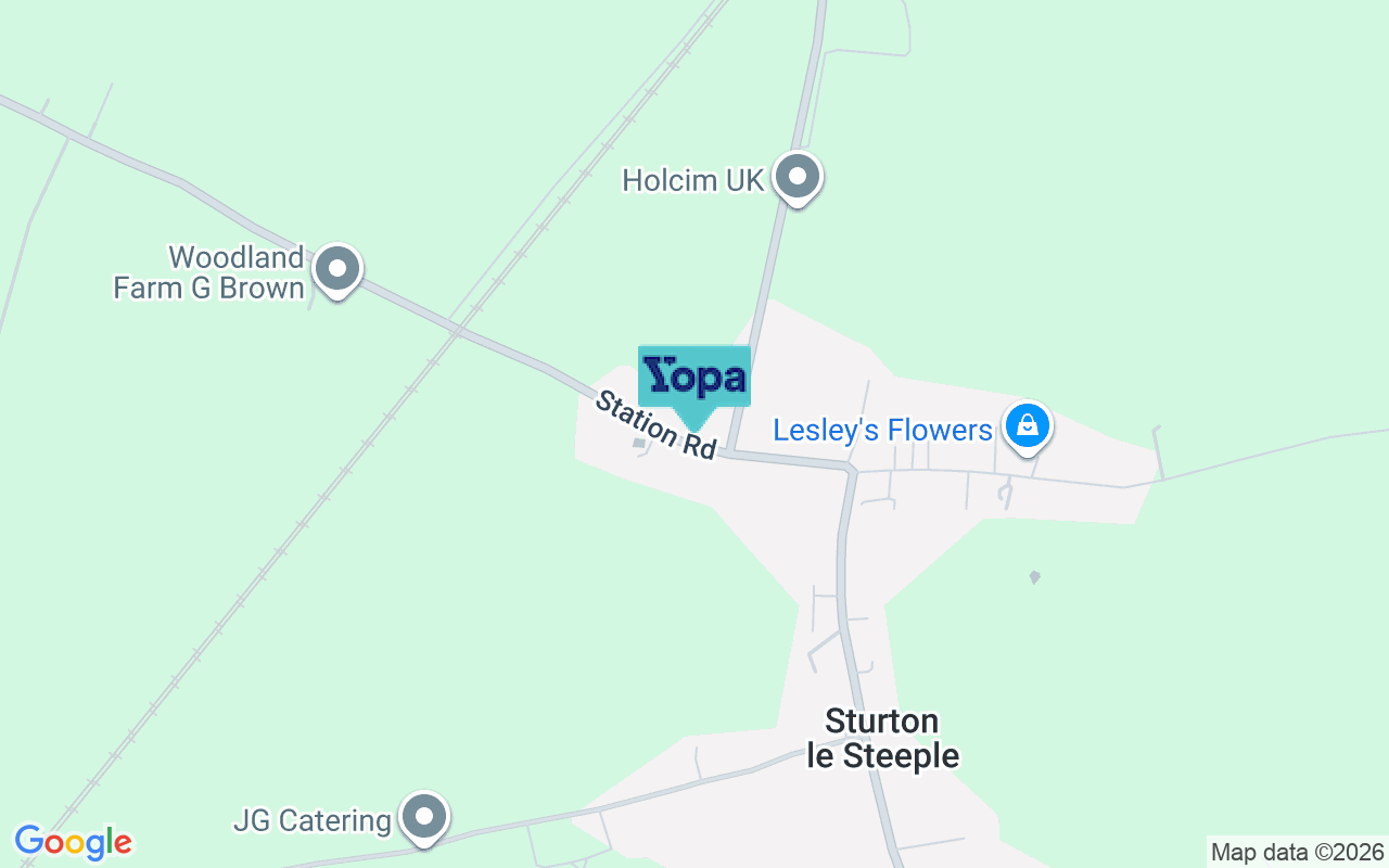 Map showing the location of DN22 9HS