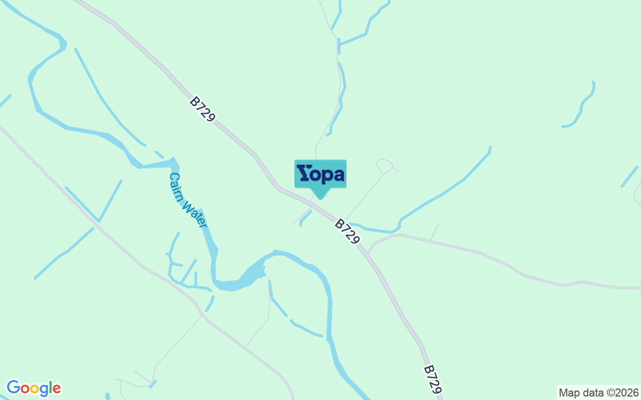 Map showing the location of DG2 0TJ