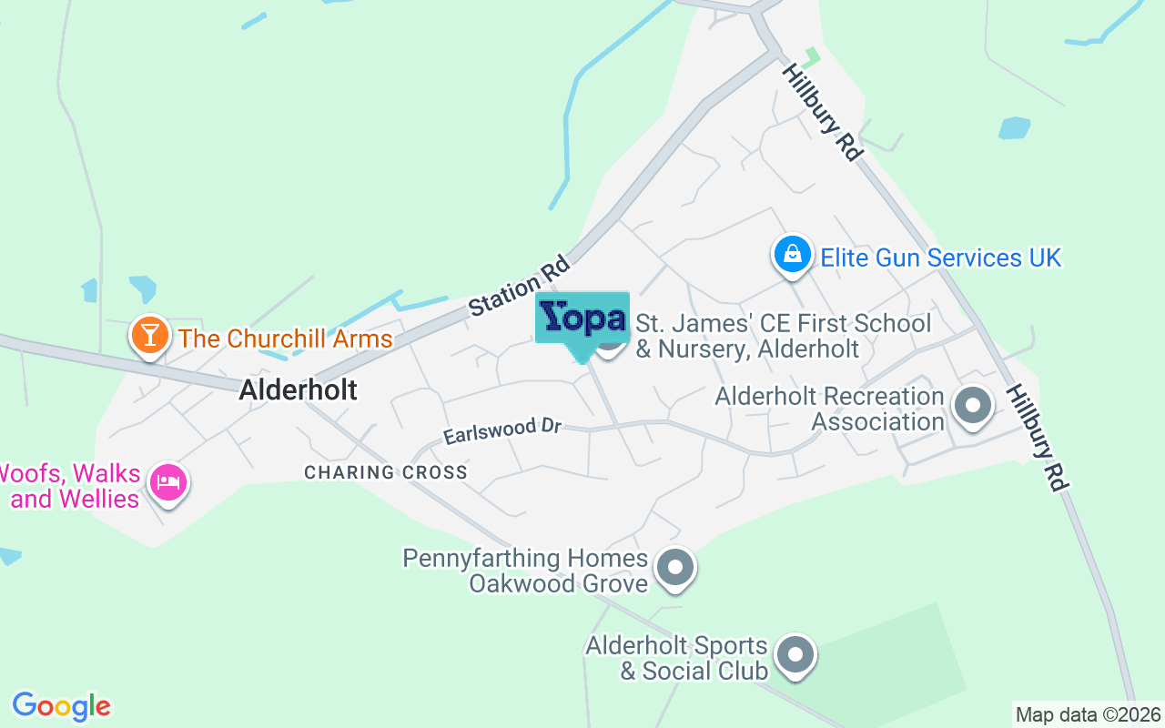 Map showing the location of SP6 3AJ