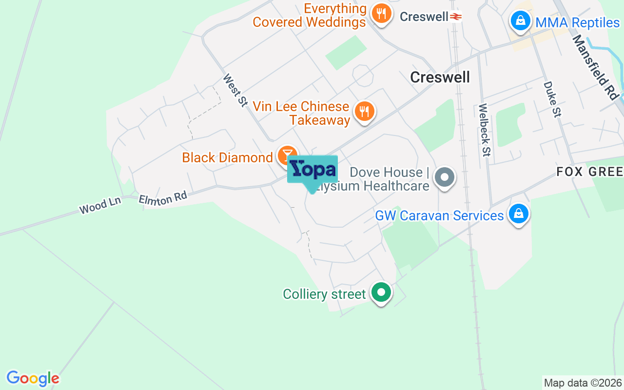 Map showing the location of S80 4BW