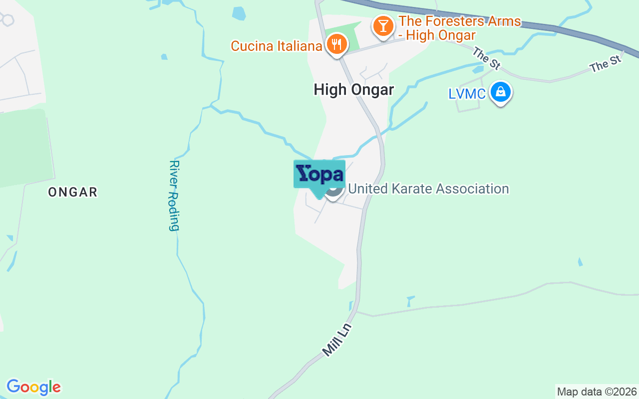 Map showing the location of CM5 9RJ