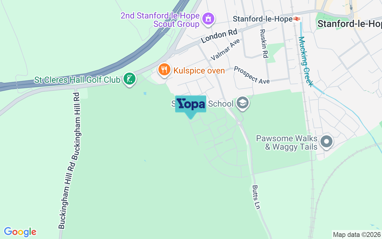 Map showing the location of SS17 0FR