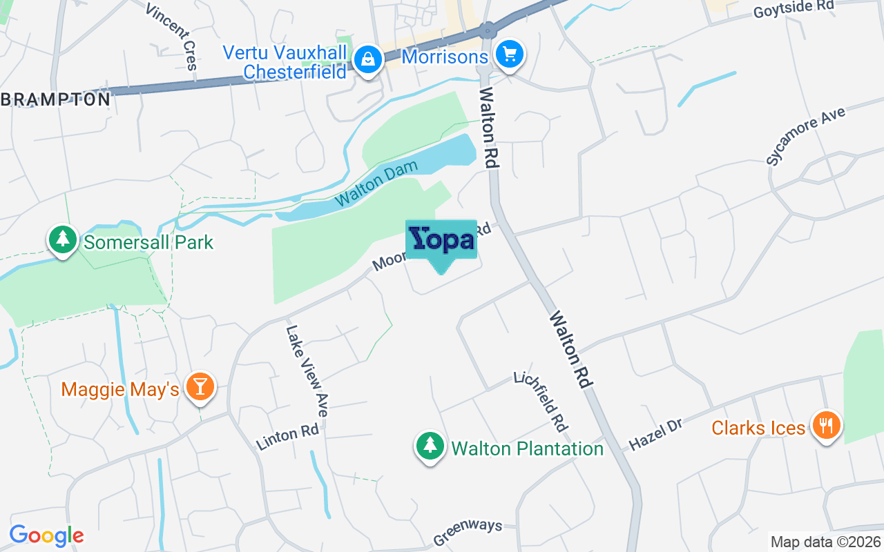 Map showing the location of S40 3DH