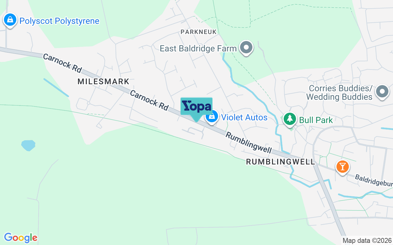 Map showing the location of KY12 9AR