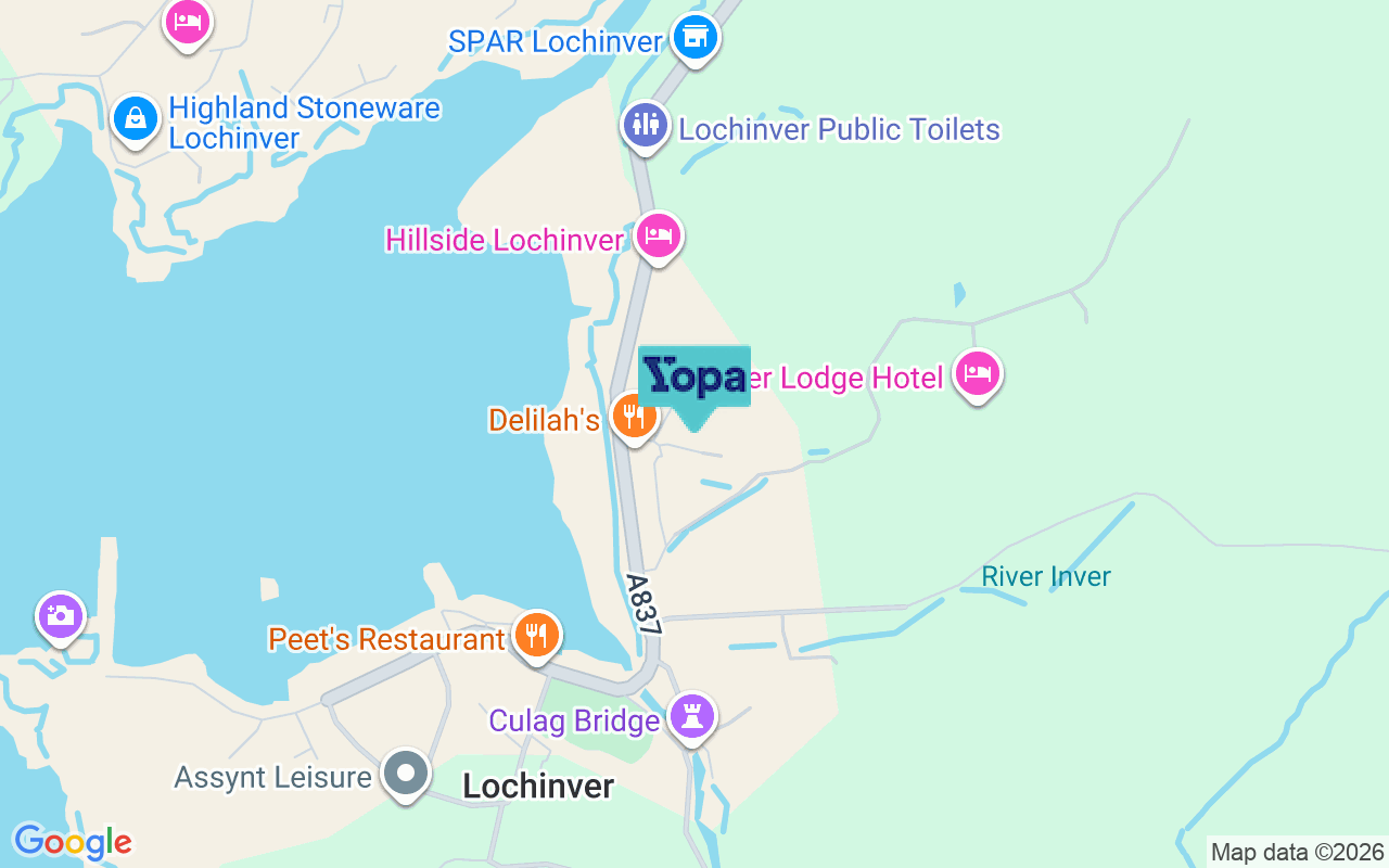 Map showing the location of IV27 4LD