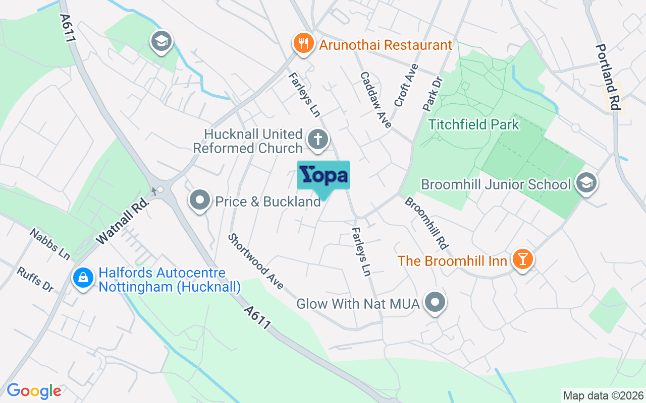 Map showing the location of NG15 6DZ