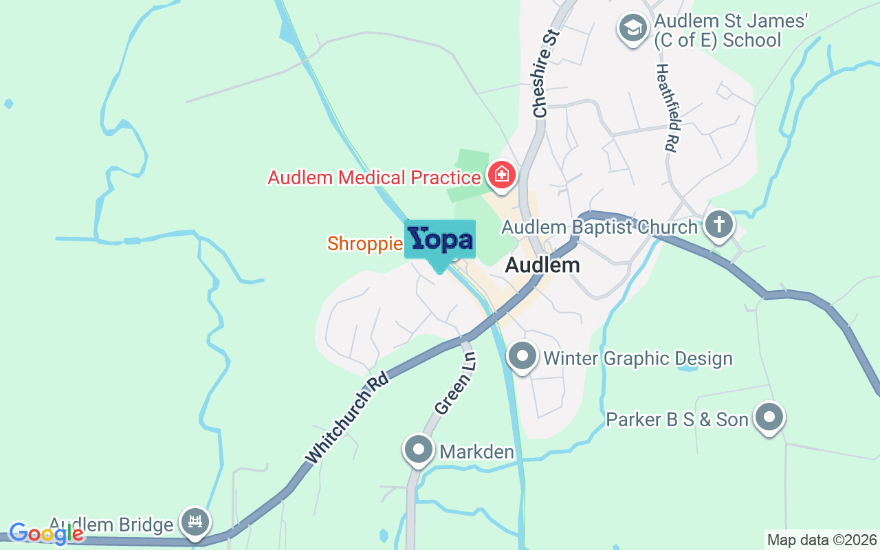 Map showing the location of CW3 0ED