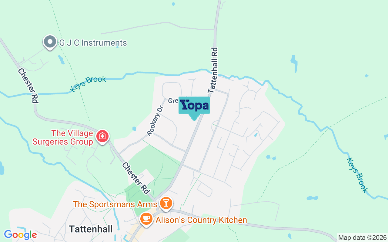 Map showing the location of CH3 9QQ