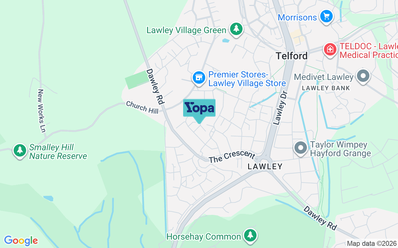 Map showing the location of TF4 2GQ