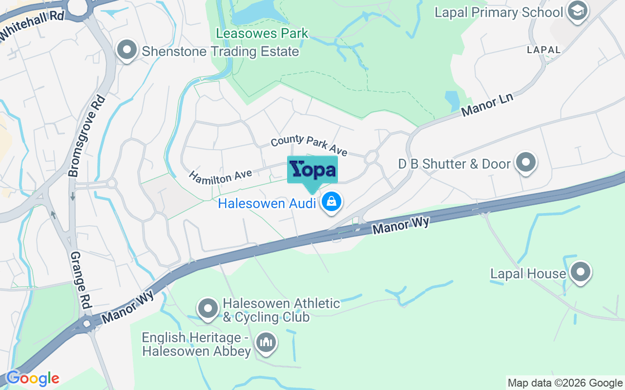 Map showing the location of B62 8SQ